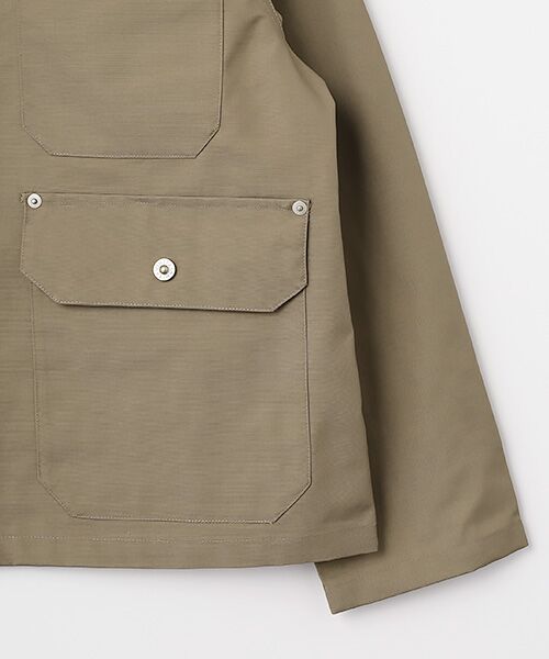 LOGEMENT DE CLAIRE / ロジュモンドクレール ブルゾン | 《別注》【TAION/タイオン】ノーカラーブルゾン | 詳細4