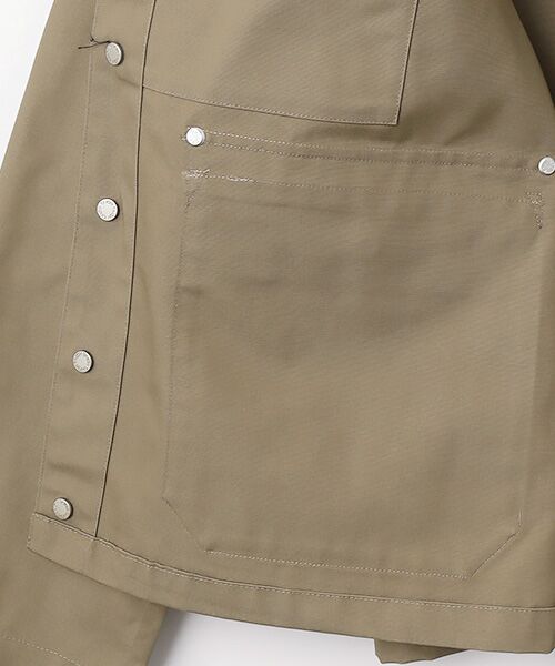 LOGEMENT DE CLAIRE / ロジュモンドクレール ブルゾン | 《別注》【TAION/タイオン】ノーカラーブルゾン | 詳細5