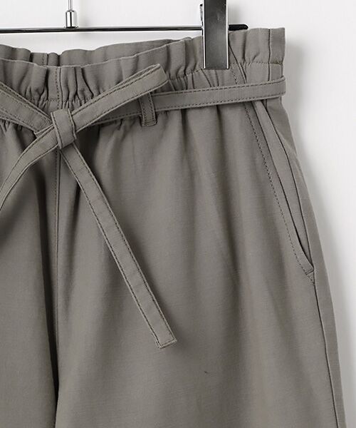 LOGEMENT DE CLAIRE / ロジュモンドクレール その他パンツ | リボン付きイージーストレートパンツ | 詳細2