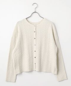 LOGEMENT DE CLAIRE / ロジュモンドクレール カーディガン・ボレロ | 2WAYクルーネックカーディガン＆プルオーバー