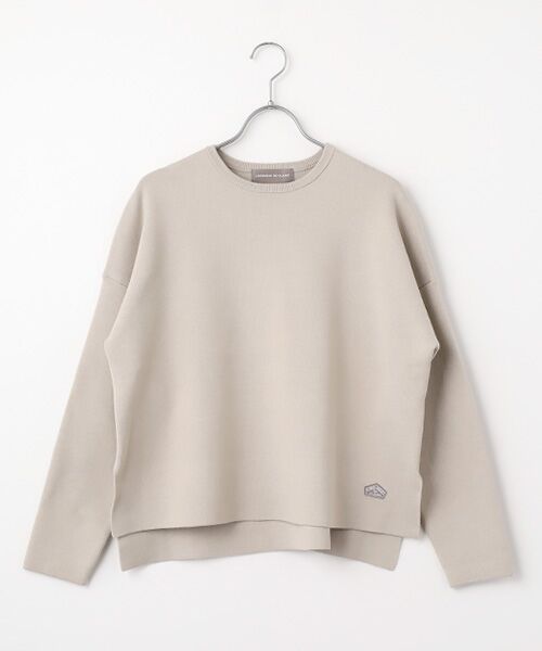 LOGEMENT DE CLAIRE / ロジュモンドクレール ニット・セーター | クルーネックニットプルオーバー（ライトベージュ）