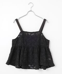 LOGEMENT DE CLAIRE / ロジュモンドクレール シャツ・ブラウス | 【カットジャガードキャミブラウス】