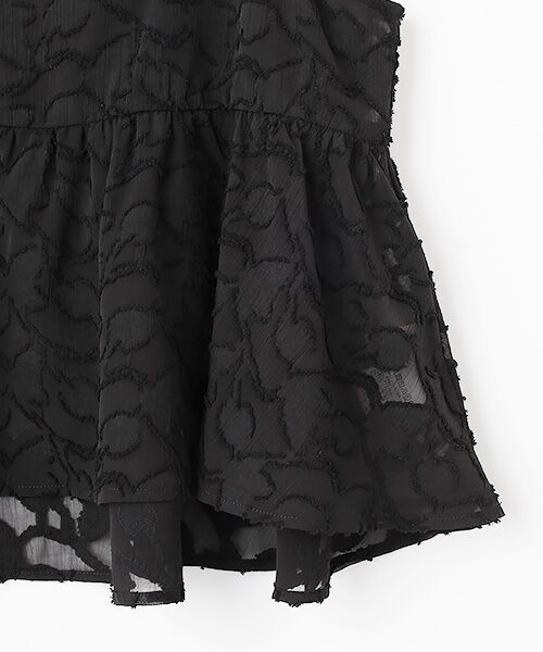 LOGEMENT DE CLAIRE / ロジュモンドクレール シャツ・ブラウス | 【カットジャガードキャミブラウス】 | 詳細4