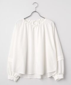 LOGEMENT DE CLAIRE / ロジュモンドクレール シャツ・ブラウス | 【クレープギャザースモックブラウス】