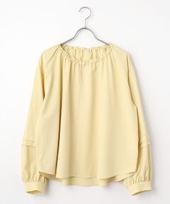 LOGEMENT DE CLAIRE / ロジュモンドクレール シャツ・ブラウス | 【クレープギャザースモックブラウス】