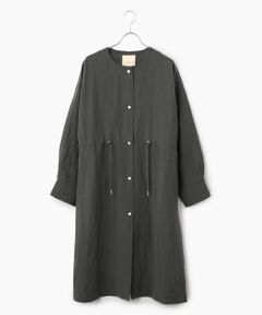 LOGEMENT DE CLAIRE / ロジュモンドクレール その他アウター | 【リネンMIXノーカラードロストコート】