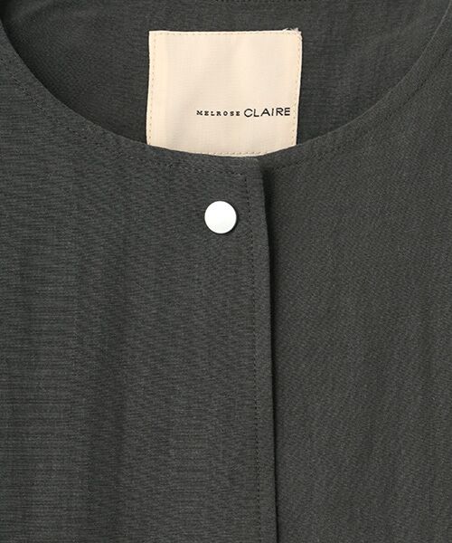 LOGEMENT DE CLAIRE / ロジュモンドクレール その他アウター | 【リネンMIXノーカラードロストコート】 | 詳細8