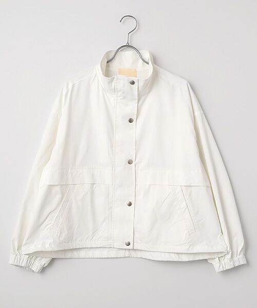 LOGEMENT DE CLAIRE / ロジュモンドクレール ブルゾン | 【アソートスタンドカラーZIPブルゾン】（オフホワイト）
