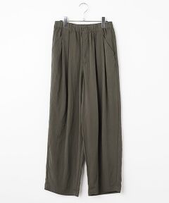 LOGEMENT DE CLAIRE / ロジュモンドクレール その他パンツ | 【レーヨンナイロンポプリンタックカーブパンツ】