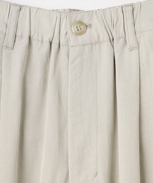 LOGEMENT DE CLAIRE / ロジュモンドクレール その他パンツ | 【レーヨンナイロンポプリンタックカーブパンツ】 | 詳細1