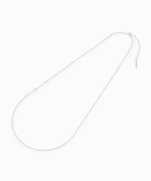 LOGEMENT DE CLAIRE / ロジュモンドクレール ネックレス・ペンダント・チョーカー | 【パイプチェーンY字ネックレス】（シルバー）