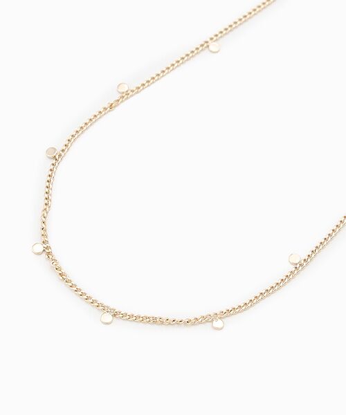 LOGEMENT DE CLAIRE / ロジュモンドクレール ネックレス・ペンダント・チョーカー | 【ミニサークルショートネックレス】 | 詳細1