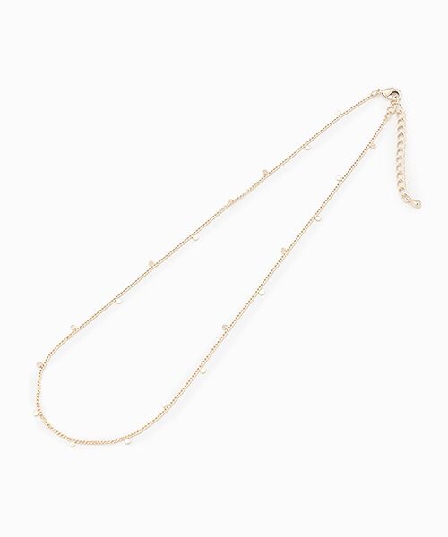 LOGEMENT DE CLAIRE / ロジュモンドクレール ネックレス・ペンダント・チョーカー | 【ミニサークルショートネックレス】（ゴールド）