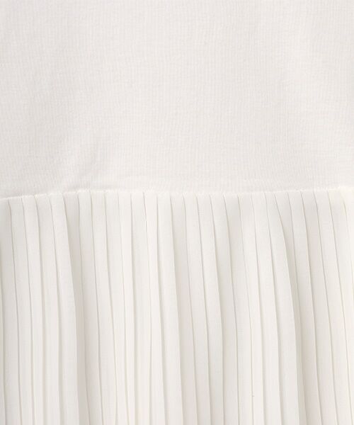LOGEMENT DE CLAIRE / ロジュモンドクレール タンクトップ | 【コットンフライス＋プリーツタンクトップ】 | 詳細1