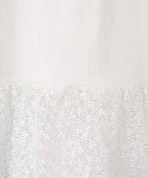 LOGEMENT DE CLAIRE / ロジュモンドクレール タンクトップ | 【コットンフライス＋リーフレースタンクトップ】 | 詳細1