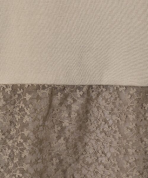 LOGEMENT DE CLAIRE / ロジュモンドクレール タンクトップ | 【コットンフライス＋リーフレースタンクトップ】 | 詳細2