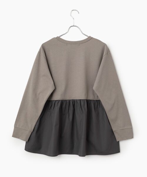 LOGEMENT DE CLAIRE / ロジュモンドクレール カットソー | 【コットン天竺＋ファブリックプルオーバー】 | 詳細2