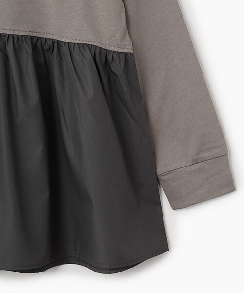 LOGEMENT DE CLAIRE / ロジュモンドクレール カットソー | 【コットン天竺＋ファブリックプルオーバー】 | 詳細4