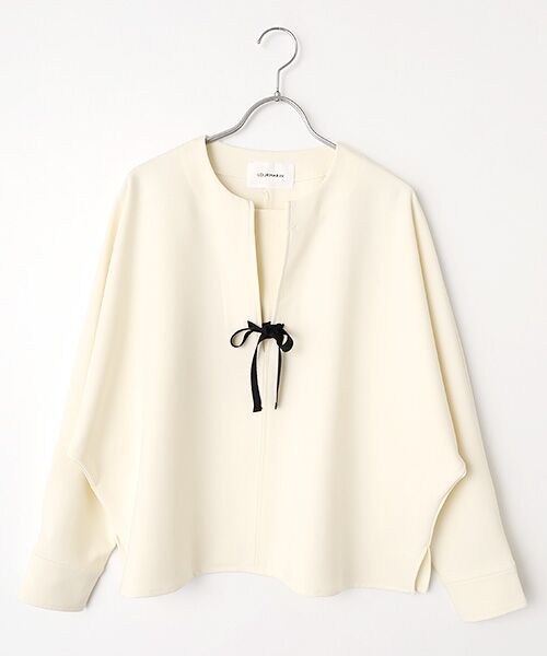 LOGEMENT DE CLAIRE / ロジュモンドクレール シャツ・ブラウス | 【LOURMARIN】クルーネックドルマンブラウス（ホワイト）