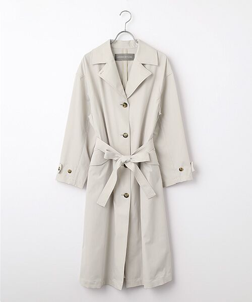 LOGEMENT DE CLAIRE / ロジュモンドクレール トレンチコート | シングルトレンチコート（グレイッシュベージュ）