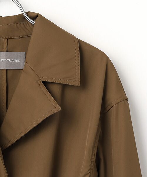 LOGEMENT DE CLAIRE / ロジュモンドクレール トレンチコート | シングルトレンチコート | 詳細4