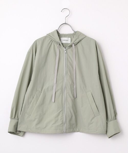 LOGEMENT DE CLAIRE / ロジュモンドクレール ブルゾン | 【LOURMARIN】裾ドロストフーディブルゾン（ミント）