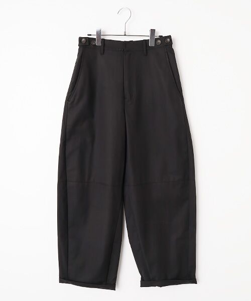 LOGEMENT DE CLAIRE / ロジュモンドクレール その他パンツ | コットンテンセルバレルパンツ（ブラック）