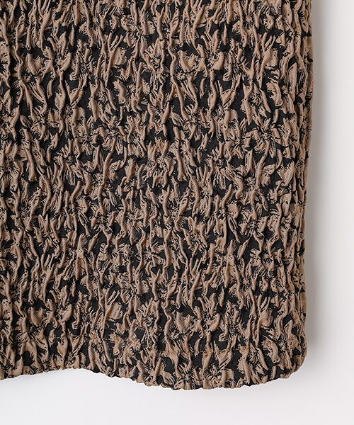 LOGEMENT DE CLAIRE / ロジュモンドクレール ロング・マキシ丈スカート | ギャザーナロースカート | 詳細3