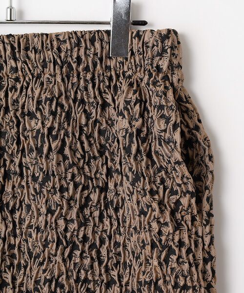 LOGEMENT DE CLAIRE / ロジュモンドクレール ロング・マキシ丈スカート | ギャザーナロースカート | 詳細4