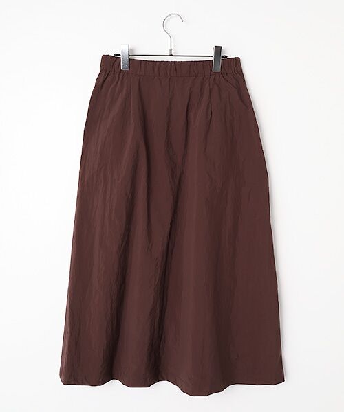LOGEMENT DE CLAIRE / ロジュモンドクレール ロング・マキシ丈スカート | 【LOURMARIN】タックフレアースカート | 詳細4
