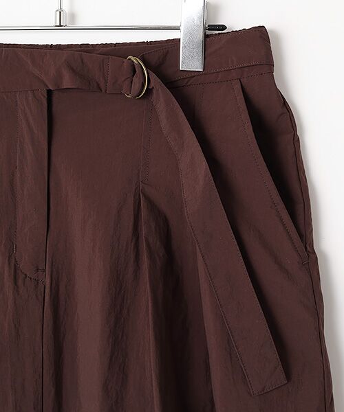 LOGEMENT DE CLAIRE / ロジュモンドクレール ロング・マキシ丈スカート | 【LOURMARIN】タックフレアースカート | 詳細5