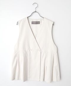 LOGEMENT DE CLAIRE / ロジュモンドクレール ベスト | タックペプラムジレ