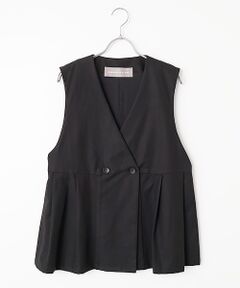 LOGEMENT DE CLAIRE / ロジュモンドクレール ベスト | タックペプラムジレ