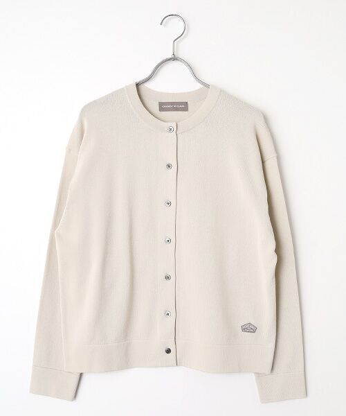 LOGEMENT DE CLAIRE / ロジュモンドクレール カーディガン・ボレロ | クルーネック長袖カーディガン（ライトベージュ）