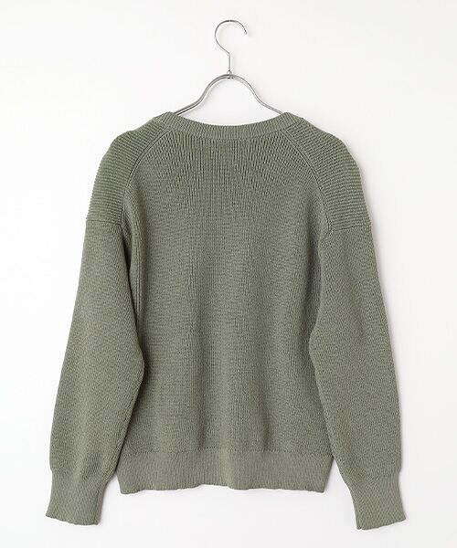 LOGEMENT DE CLAIRE / ロジュモンドクレール ニット・セーター | Vネック片畦プルオーバー | 詳細3