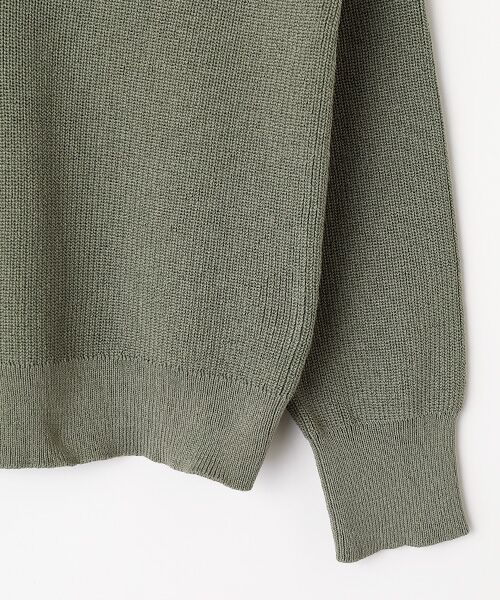 LOGEMENT DE CLAIRE / ロジュモンドクレール ニット・セーター | Vネック片畦プルオーバー | 詳細5