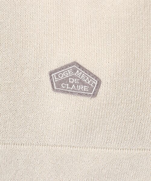 LOGEMENT DE CLAIRE / ロジュモンドクレール ニット・セーター | クルーネック5分袖ニットプルオーバー | 詳細1
