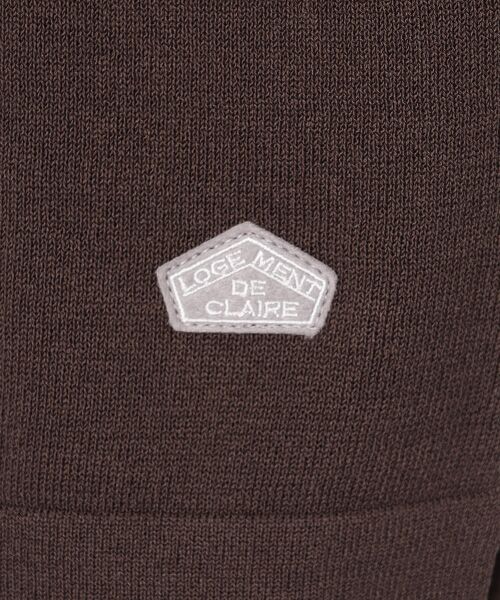 LOGEMENT DE CLAIRE / ロジュモンドクレール ニット・セーター | クルーネック5分袖ニットプルオーバー | 詳細7