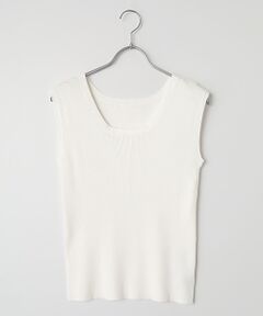 LOGEMENT DE CLAIRE / ロジュモンドクレール ニット・セーター | ハイゲージリブノースリーブプルオーバー