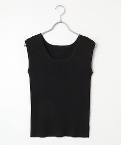 LOGEMENT DE CLAIRE / ロジュモンドクレール ニット・セーター | ハイゲージリブノースリーブプルオーバー