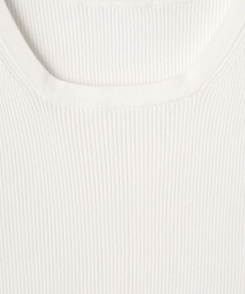 LOGEMENT DE CLAIRE / ロジュモンドクレール ニット・セーター | ハイゲージリブノースリーブプルオーバー | 詳細1