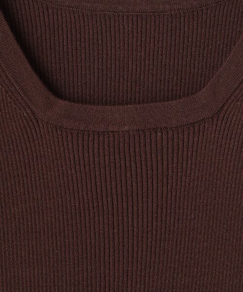LOGEMENT DE CLAIRE / ロジュモンドクレール ニット・セーター | ハイゲージリブノースリーブプルオーバー | 詳細6
