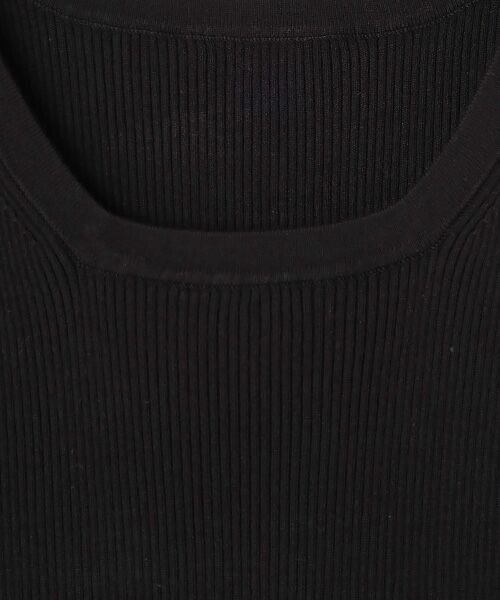 LOGEMENT DE CLAIRE / ロジュモンドクレール ニット・セーター | ハイゲージリブノースリーブプルオーバー | 詳細7