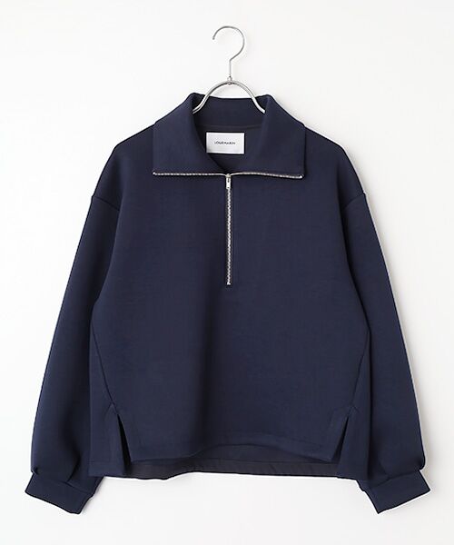 LOGEMENT DE CLAIRE / ロジュモンドクレール その他トップス | 【LOURMARIN】ハーフジッププルオーバー（ネイビー）