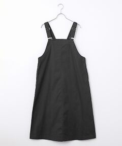 LOGEMENT DE CLAIRE / ロジュモンドクレール ロング・マキシ丈ワンピース | 【リップストップボックスジャンパースカート】