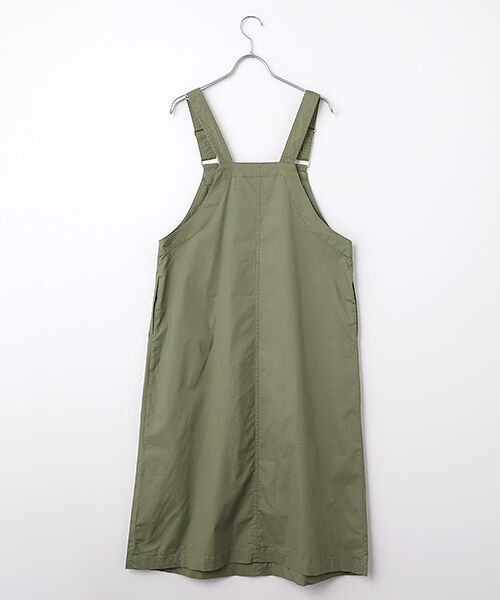 LOGEMENT DE CLAIRE / ロジュモンドクレール ロング・マキシ丈ワンピース | 【リップストップボックスジャンパースカート】 | 詳細2