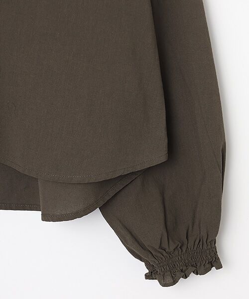 LOGEMENT DE CLAIRE / ロジュモンドクレール シャツ・ブラウス | 【ドライボイルフリルカラーブラウス】 | 詳細5