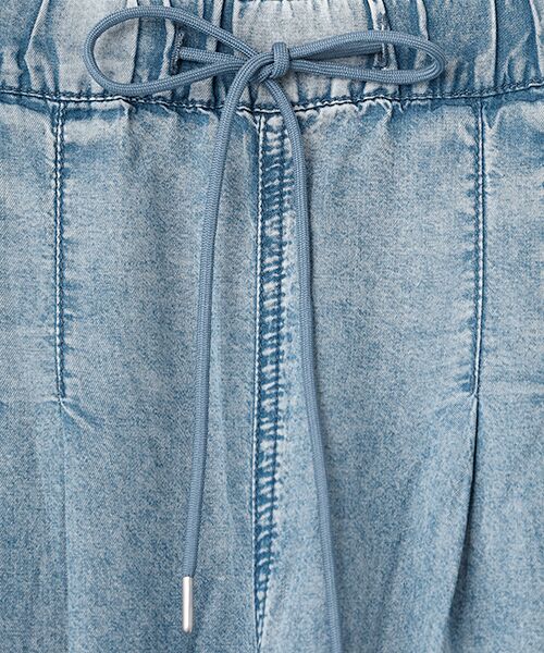 LOGEMENT DE CLAIRE / ロジュモンドクレール その他パンツ | 【パウダーデニムタックワイドパンツ】 | 詳細1