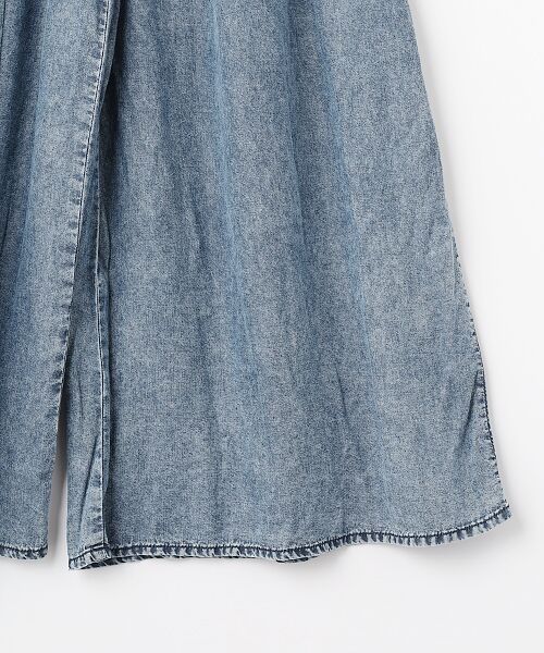 LOGEMENT DE CLAIRE / ロジュモンドクレール その他パンツ | 【パウダーデニムタックワイドパンツ】 | 詳細4