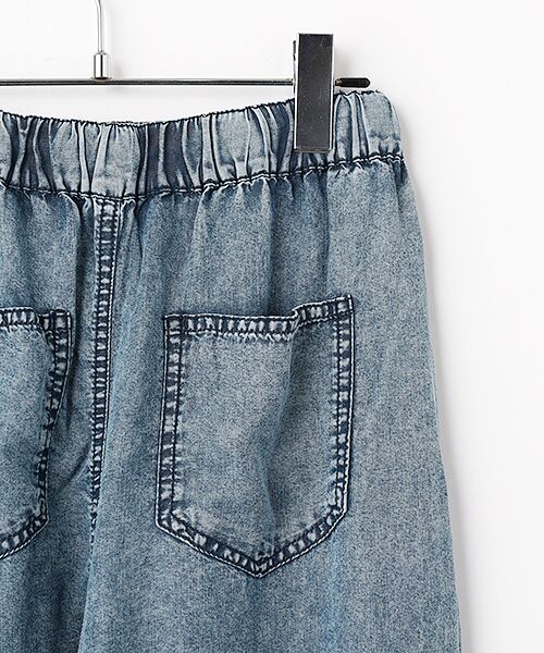 LOGEMENT DE CLAIRE / ロジュモンドクレール その他パンツ | 【パウダーデニムタックワイドパンツ】 | 詳細5